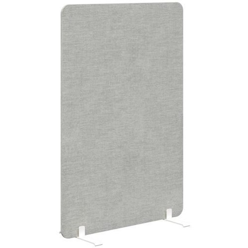 Fiord Freestanding Screen 900x1200mm Keylargo Zinc/White