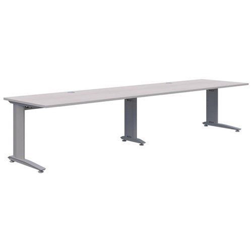 Accent Energy 2 Pod Desk 1200x700mm, Silver Strata/Silver