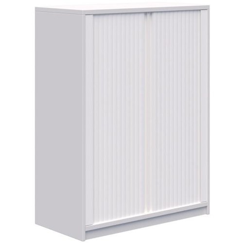 Mascot Tambour Lockable 900x1200mm Snow Velvet with White Doors