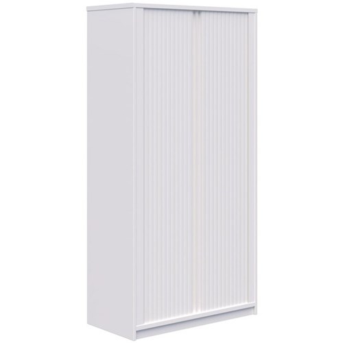 Mascot Tambour Lockable 900x1800mm Snow Velvet with White Doors