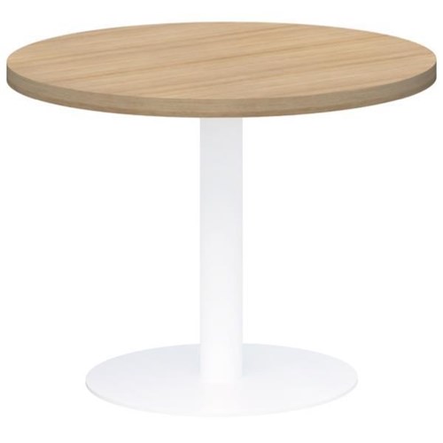 Accent Classic Round Occasion Table 450DIA, Classic Oak Top with White