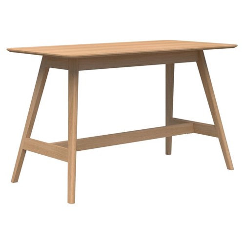 FIORD Bar Leaner 2400 x 1000 x 1050mm Tasmanian Ash Veneer Top with Solid Wood Base