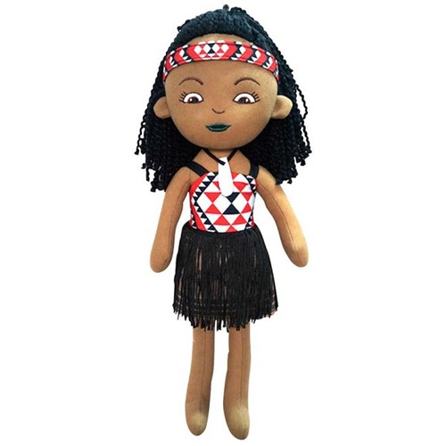 Māori Kapa Haka Girl Soft Doll 400mm