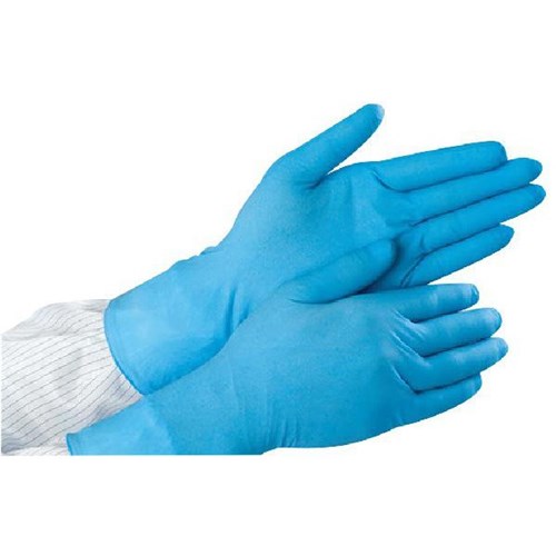 Eco Brand Examination Gloves Powder Free Ice Blue Small, Pack of 100