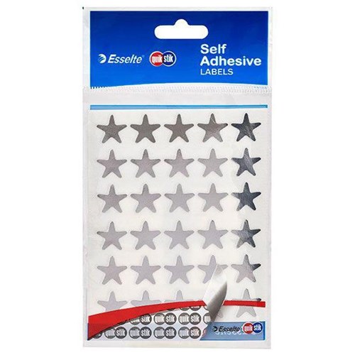 Quik Star Stickers Small Silver, Pack of 135