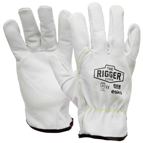 Esko The Rigger Premium Cowhide Kevlar Stitched Gloves Large, Pack of 12
