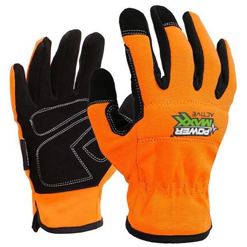 Esko Powermaxx Active Full Fingered Mechanics Gloves Large, Pack of 12