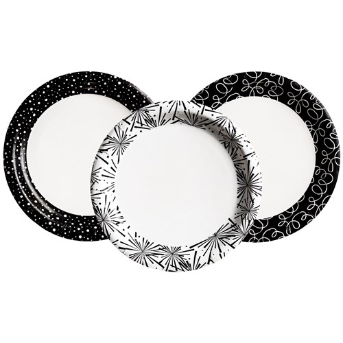 Lily Fiesta Paper Plates 230mm, Pack of 50