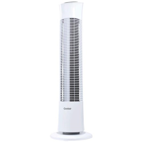 Goldair Tower Fan 76cm White OfficeMax NZ