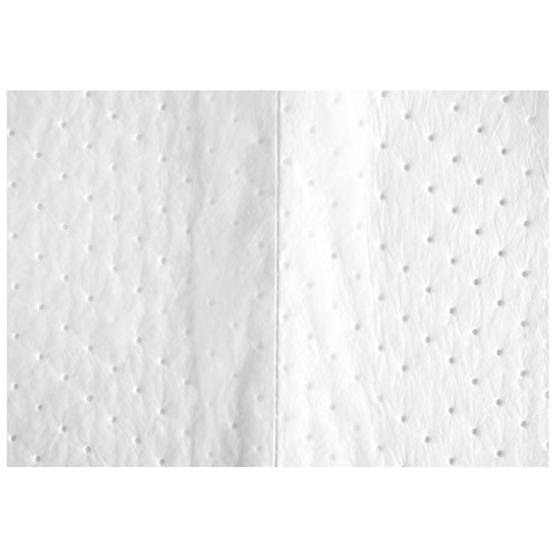 Controlco Spill Sorbent Heavy Duty Pads Oil Only White, Pack of 10