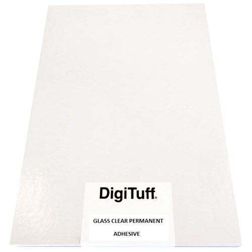 Digituff A4 236gsm Clear Permanent Self-Adhesive Paper, Pack of 50