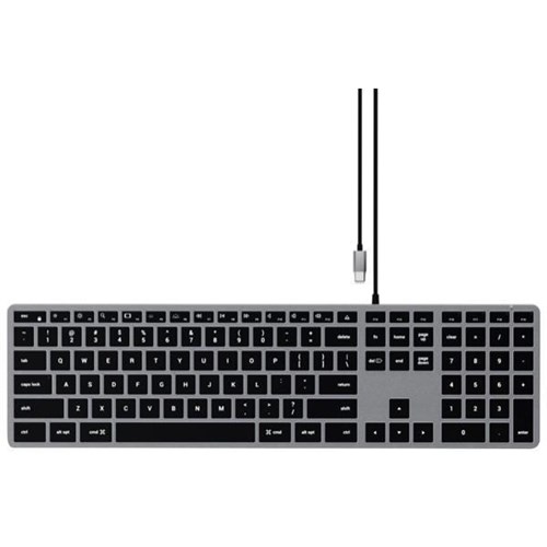Satechi W3 USB-C Wired Keyboard Space Grey