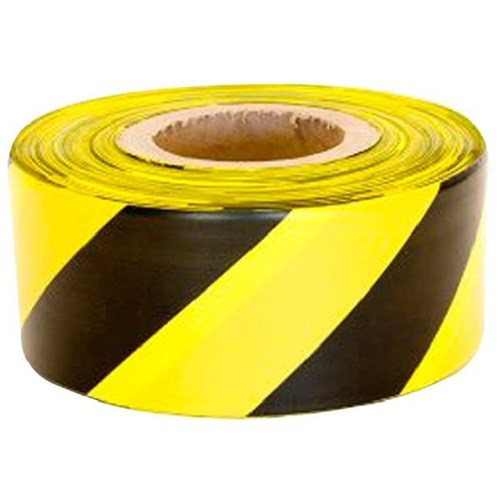 Esko Barricade Safety Tape 75mm x 250m Yellow/Black