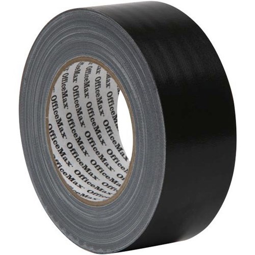 OfficeMax Premium Cloth Tape 48mm x 30m Black OfficeMax NZ