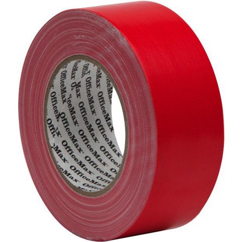 OfficeMax Premium Cloth Tape 48mm x 30m Red
