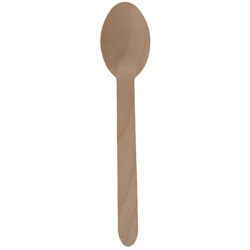 Disposable Wooden Spoons 160mm, Pack of 100