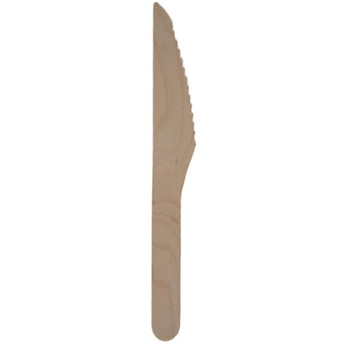 Disposable Wooden Knives 165mm, Pack of 100