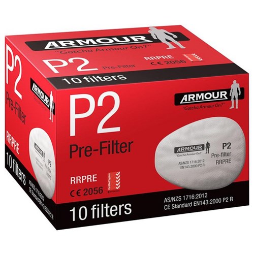 Armour P2 Pre-Filters, Pack of 5 Pairs