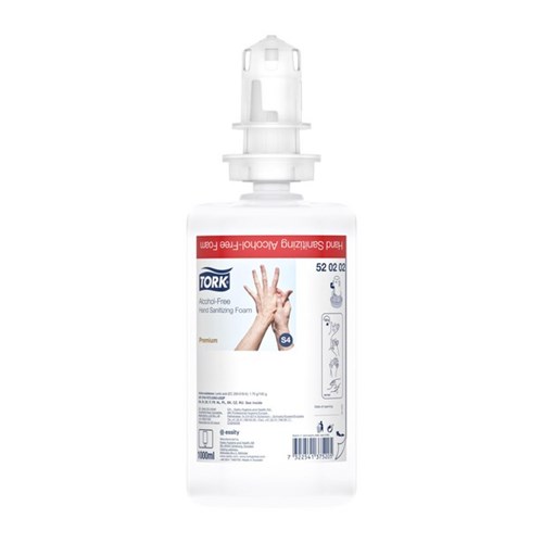 Tork Hand Sanitiser Alcohol Free Foam S4 520202 1L