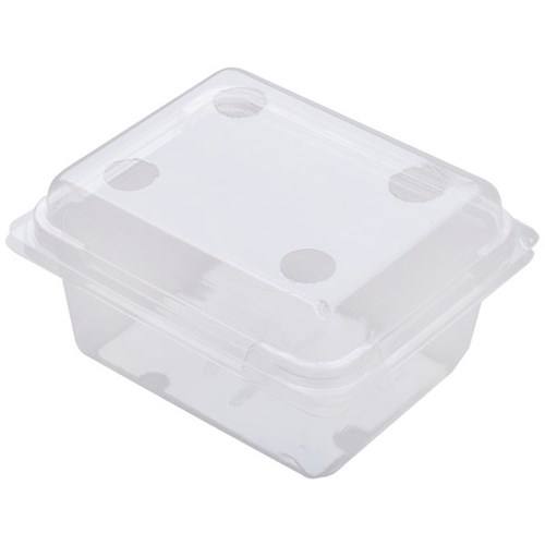 Berry Fruit AB250 Punnet With Holes 250g 130x108x71mm Clear, Carton of 450