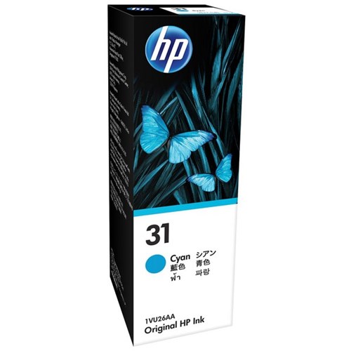 HP 31 Cyan Ink Bottle 70ml