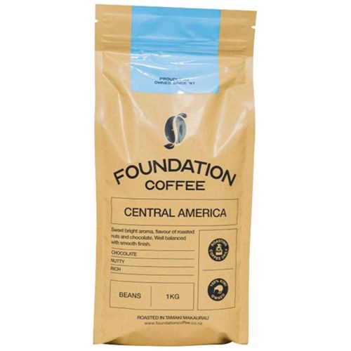 Foundation Coffee Central American Coffee Beans 1kg OfficeMax NZ