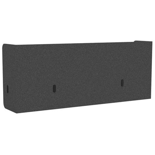Boyd Acoustic Pod Desk Screen 1200mm Sesame Grey