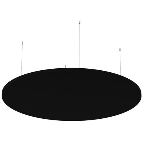Boyd Visuals Floating Acoustic Ceiling Panel Round 1200mm Black