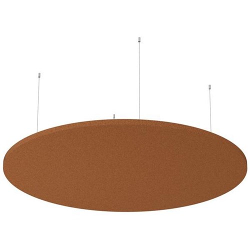 Boyd Visuals Floating Acoustic Ceiling Panel Round 1200mm Rust