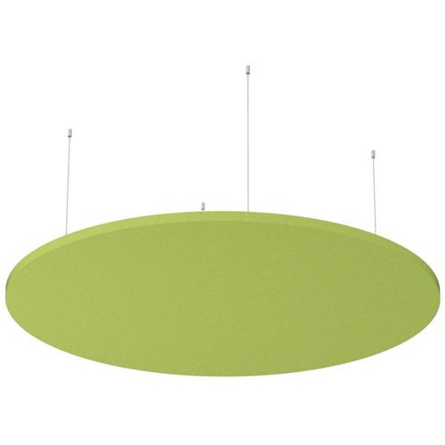 Boyd Visuals Floating Acoustic Ceiling Panel Round 1200mm Apple Green