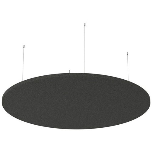 Boyd Visuals Floating Acoustic Ceiling Panel Round 1200mm Sesame Grey
