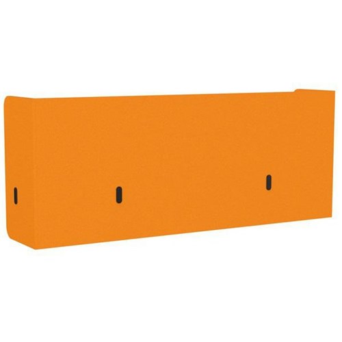 Boyd Acoustic Pod Desk Screen 1200mm Orange