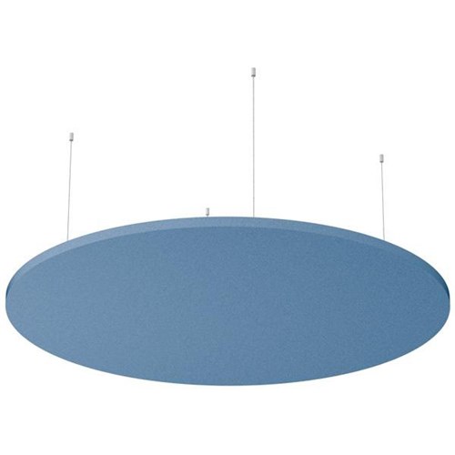 Boyd Visuals Floating Acoustic Ceiling Panel Round 1200mm Sky Blue