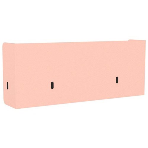Boyd Acoustic Pod Desk Screen 1800mm Blush Pink