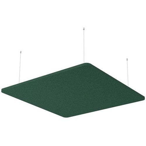Boyd Visuals Floating Acoustic Ceiling Panel Square 1200x1200mm Forest Green