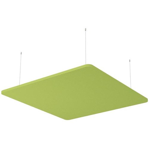 Boyd Visuals Floating Acoustic Ceiling Panel Square 1200x1200mm Apple Green