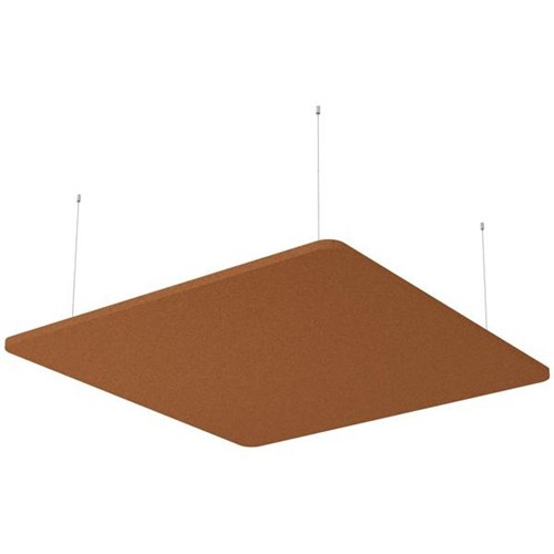 Boyd Visuals Floating Acoustic Ceiling Panel Square 1200x1200mm Rust