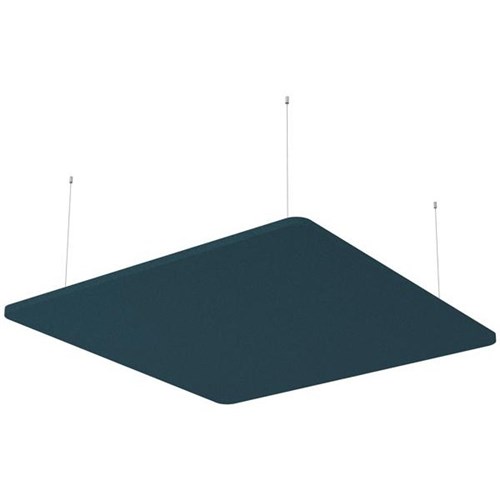 Boyd Visuals Floating Acoustic Ceiling Panel Square 1200x1200mm Pageant Blue