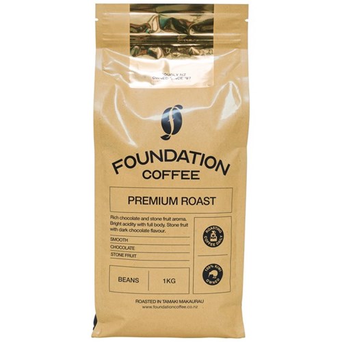 Foundation Coffee Premium Roast Coffee Beans 1kg