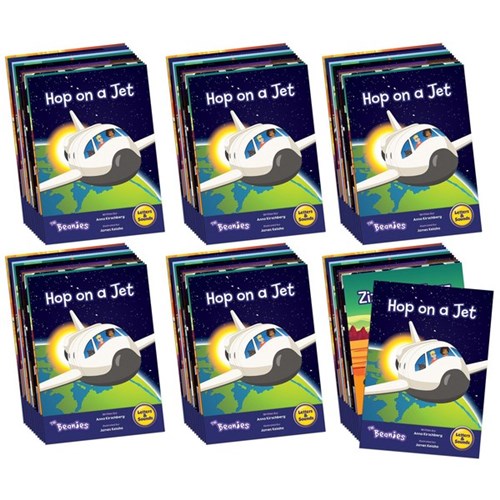 Junior Learning The Beanies Hi-Lo Diversity Decodables Phase 3 UK Phonics, Set of 72 Books