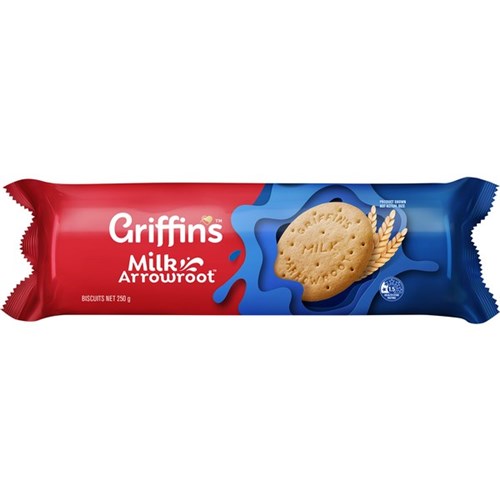 Griffin's Milk Arrowroot Biscuits 250g, Carton of 24