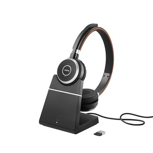 HEADSET JABRA EVOLVE 65 SE UC STEREO STAND LINK380A OfficeMax NZ