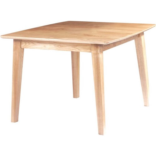 Akito American Ash Timber Table Square 800x750mm Natural Stain
