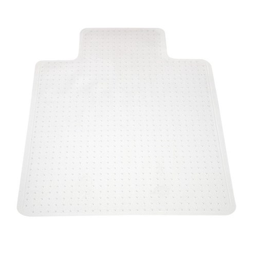 Coverzone Chair Mat Carpet Keyhole 914x1220mm Clear Any Pile