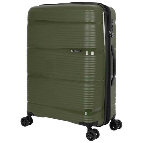 Voyager Berlin V7400 Trolley Suitcase 760mm Green