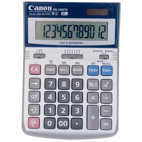 Canon HS-1200TS Tax Calculator 12 Digits