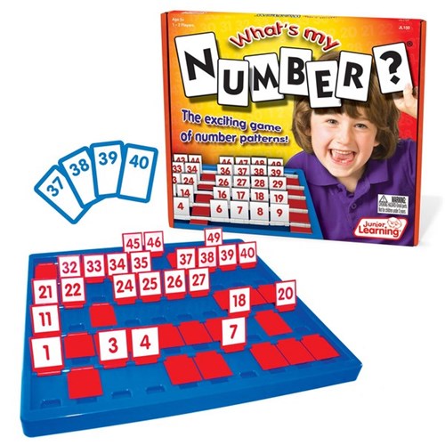 Junior Learning What's My Number Game Board