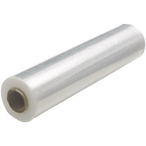 OfficeMax Recycled Blown Hand Pallet Wrap 500mm x 300m 17 Micron Clear