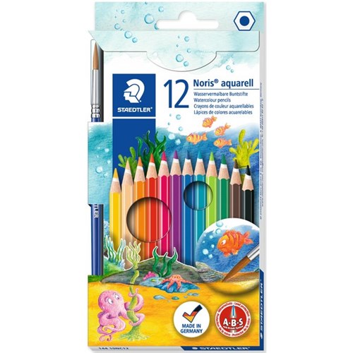 Staedtler Noris Club Watercolour Pencils, Pack of 12