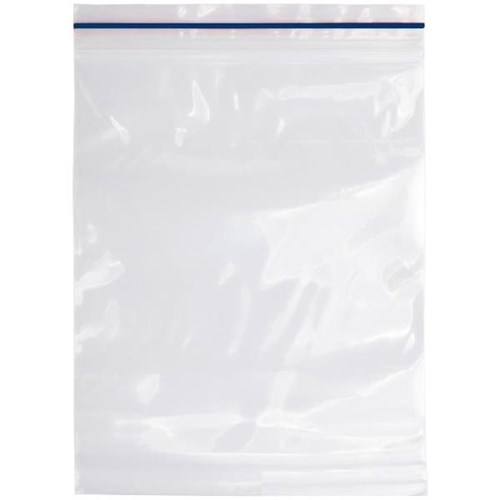 Resealable Plastic Bags 230x305mm Clear, Pack of 100